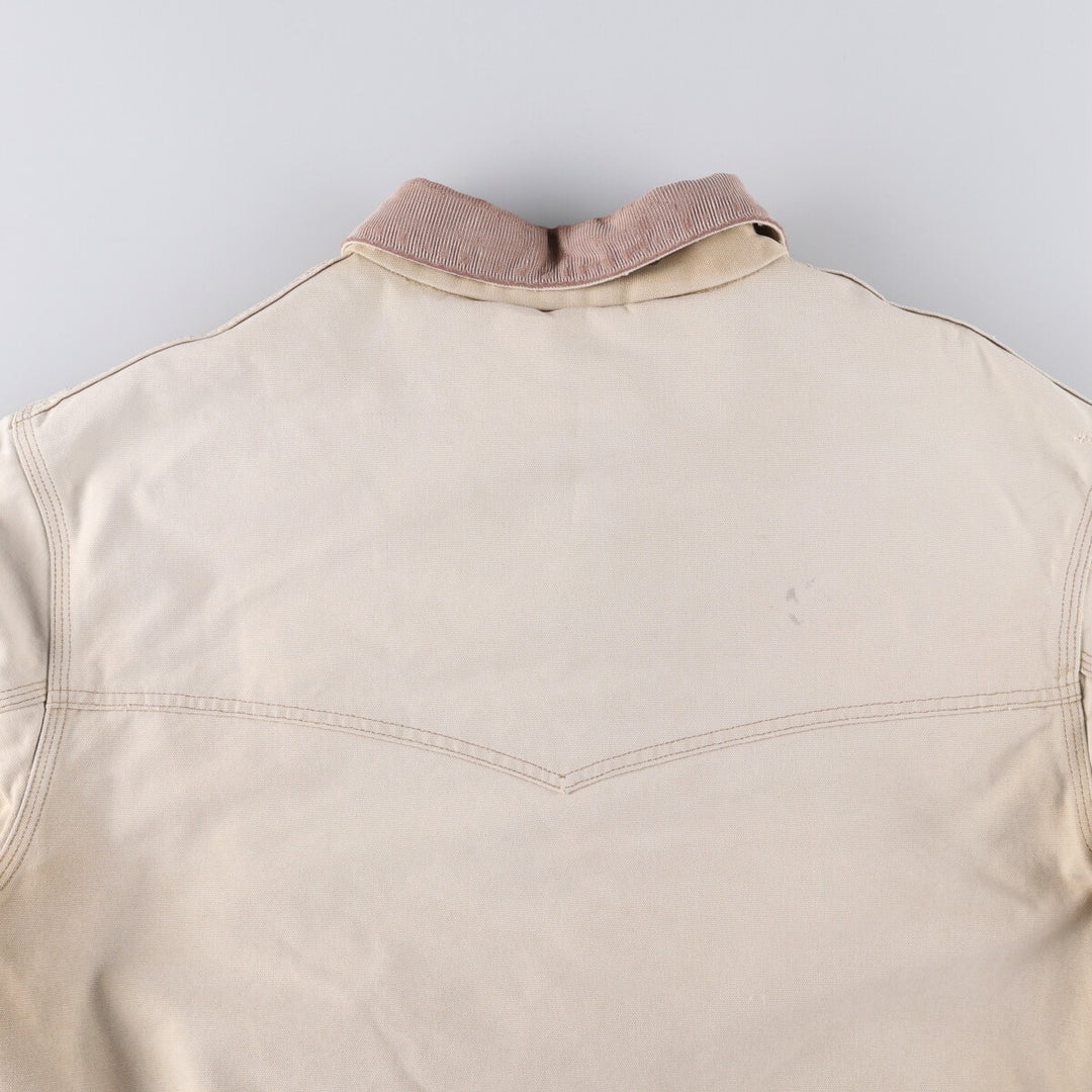 Carhartt Santa Fe Jacket, Duckwork Blouson, Men's XXL unclear unbleached Vintage Second Hand