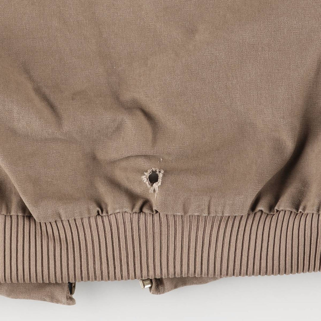 Carhartt Active Jacket, Padded Duck Full-Zip Hoodie, Men's XL cotton beige type brown Vintage Second Hand