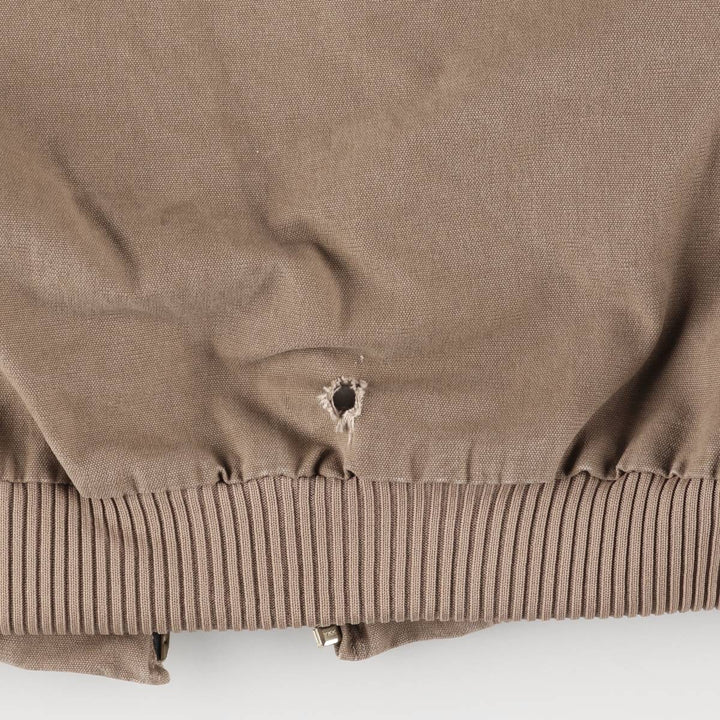 Carhartt Active Jacket, Padded Duck Full-Zip Hoodie, Men's XL cotton beige type brown Vintage Second Hand