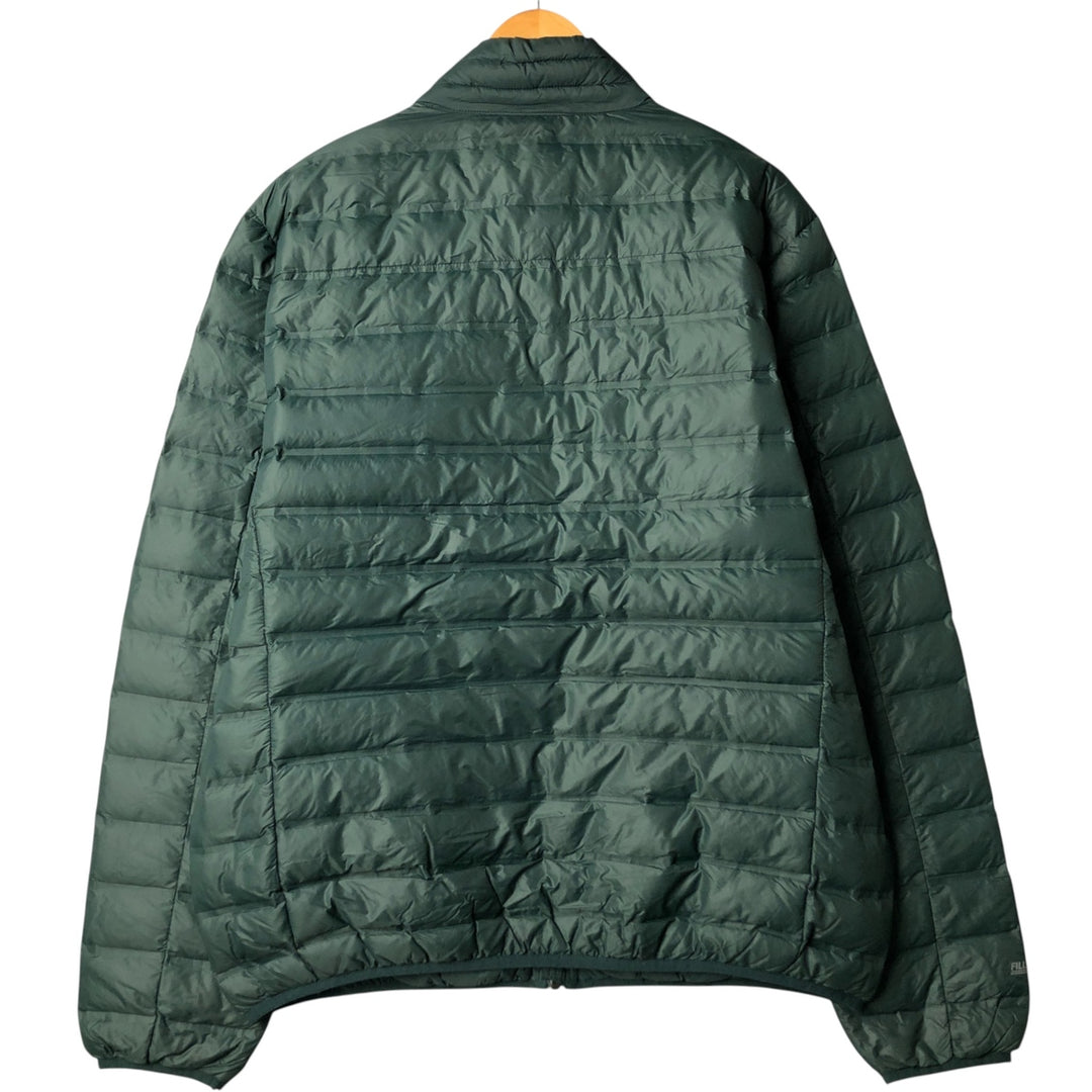 Gerry 650 Fill Power Down Jacket, Men's XL Nylon green type Vintage Second Hand