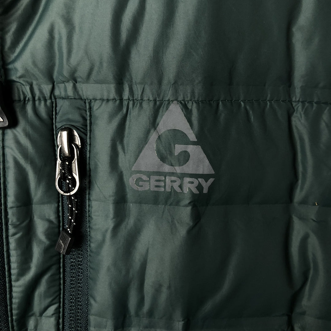 Gerry 650 Fill Power Down Jacket, Men's XL Nylon green type Vintage Second Hand