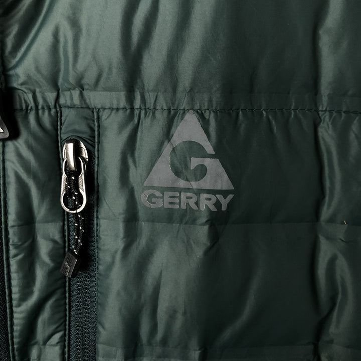 Gerry 650 Fill Power Down Jacket, Men's XL Nylon green type Vintage Second Hand