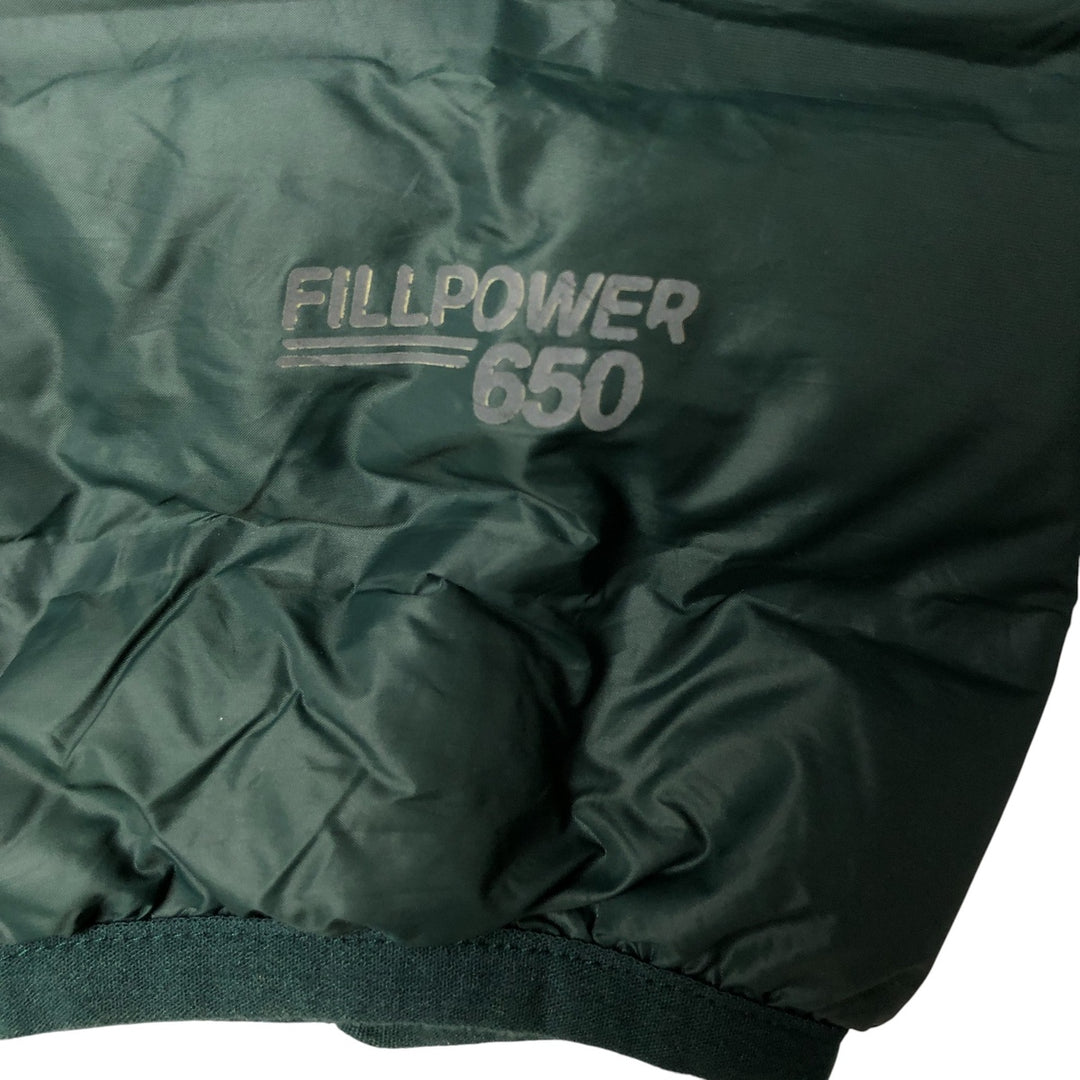 Gerry 650 Fill Power Down Jacket, Men's XL Nylon green type Vintage Second Hand