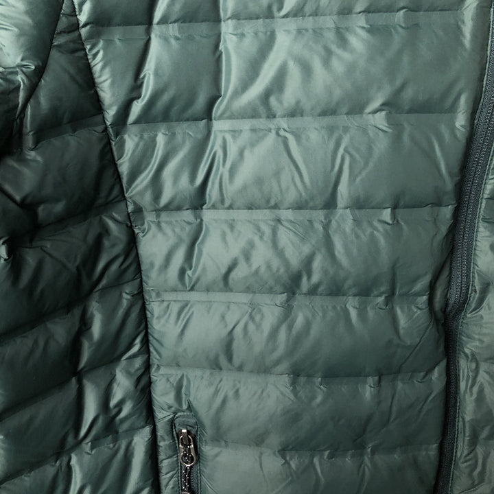 Gerry 650 Fill Power Down Jacket, Men's XL Nylon green type Vintage Second Hand