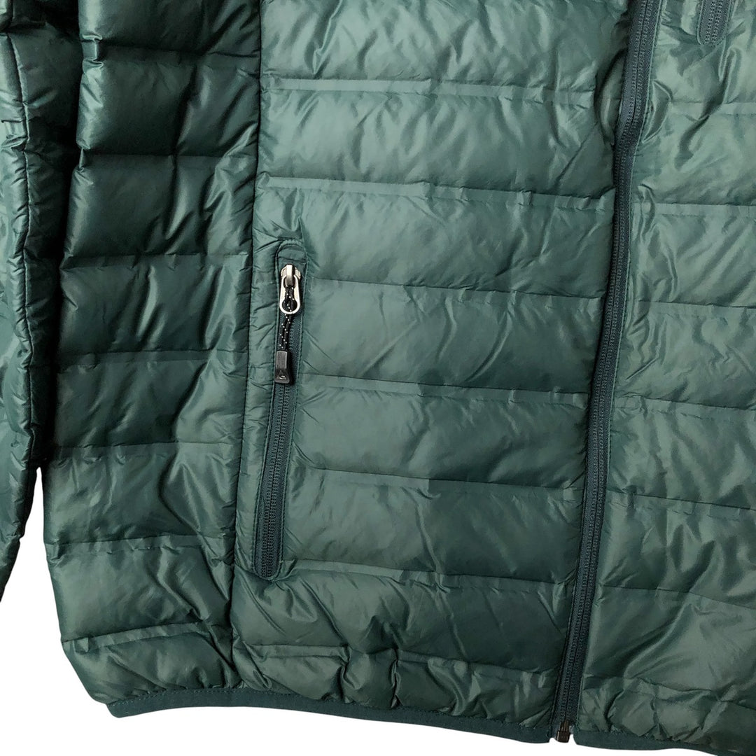 Gerry 650 Fill Power Down Jacket, Men's XL Nylon green type Vintage Second Hand
