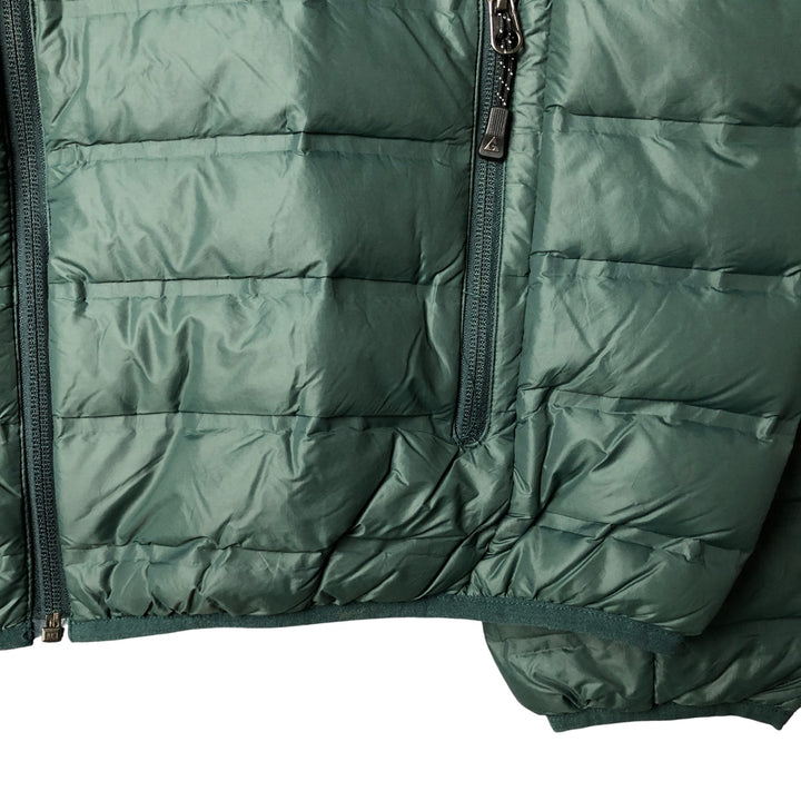 Gerry 650 Fill Power Down Jacket, Men's XL Nylon green type Vintage Second Hand