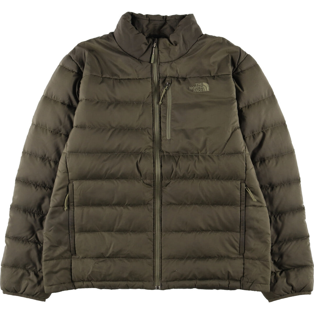 The North Face Aconcagua Jacket, 550 Fill Power Goose Down Jacket, Men's XL polyester Khaki type Vintage Second Hand