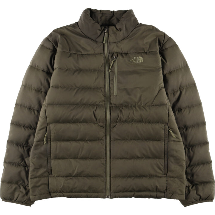 The North Face Aconcagua Jacket, 550 Fill Power Goose Down Jacket, Men's XL polyester Khaki type Vintage Second Hand