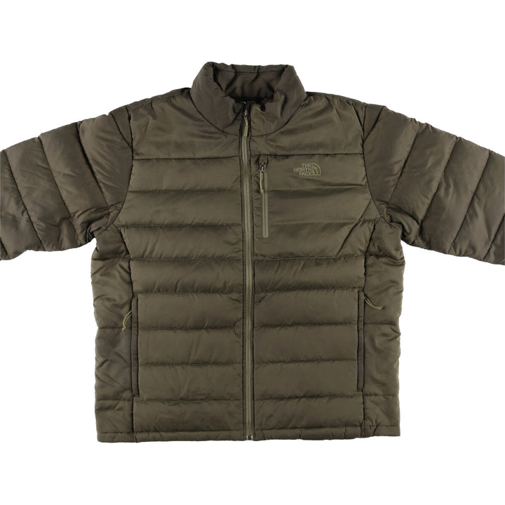 The North Face Aconcagua Jacket, 550 Fill Power Goose Down Jacket, Men's XL polyester Khaki type Vintage Second Hand
