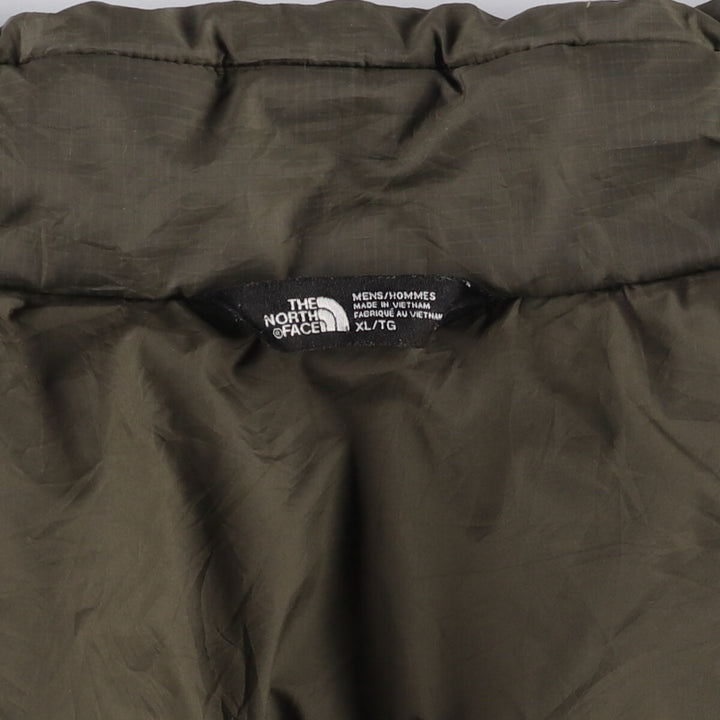 The North Face Aconcagua Jacket, 550 Fill Power Goose Down Jacket, Men's XL polyester Khaki type Vintage Second Hand
