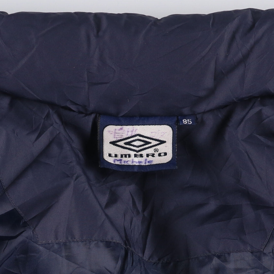 Umbro Down Jacket, Men's Size L polyester navy blue type Vintage Second Hand