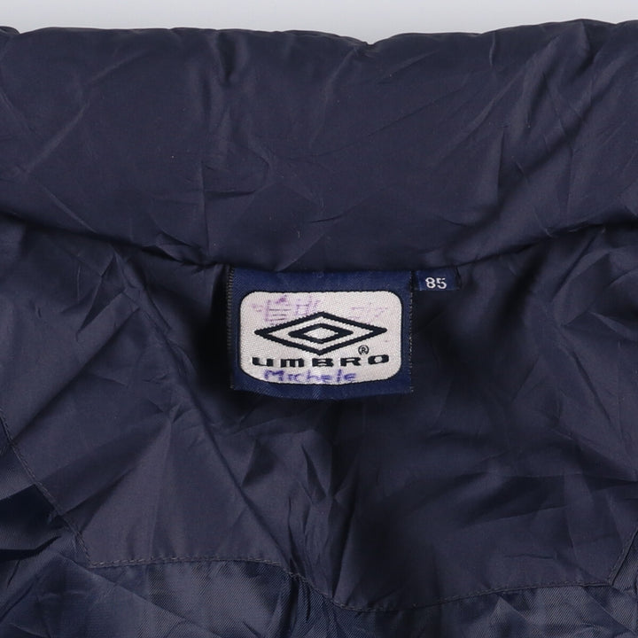 Umbro Down Jacket, Men's Size L polyester navy blue type Vintage Second Hand