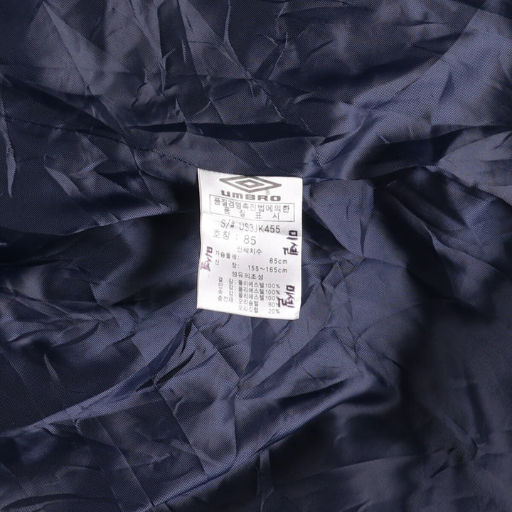 Umbro Down Jacket, Men's Size L polyester navy blue type Vintage Second Hand