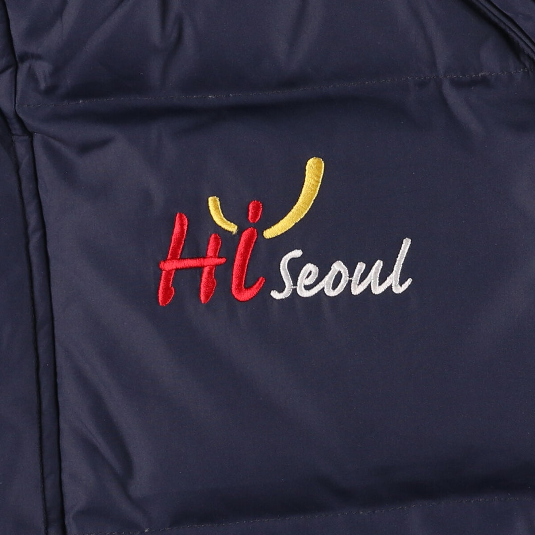 Umbro Down Jacket, Men's Size L polyester navy blue type Vintage Second Hand