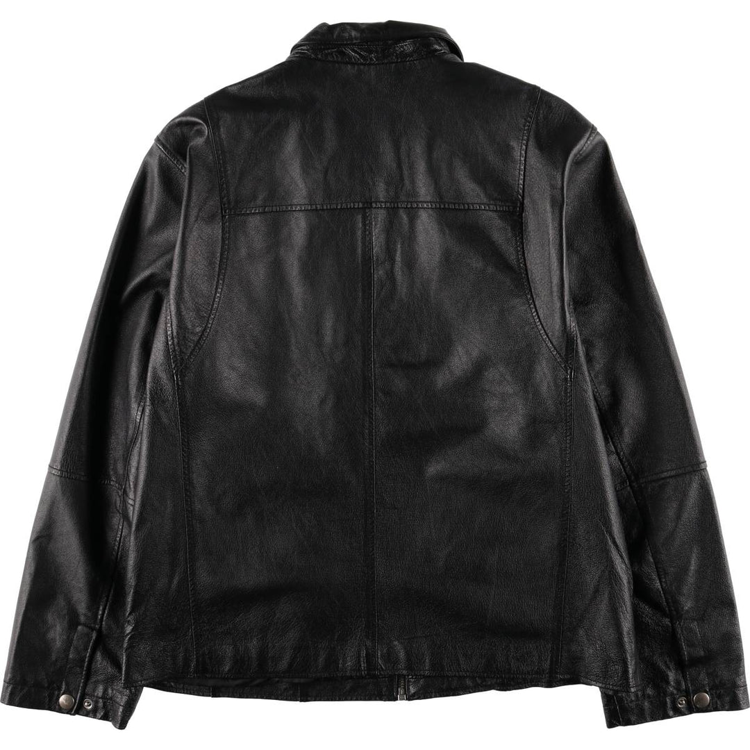 Wilsons Leather Swing Top Leather Blouson, Men's XL genuine leather black type Vintage Second Hand