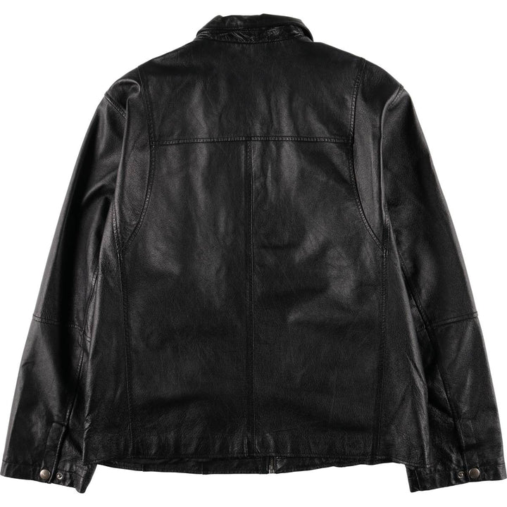 Wilsons Leather Swing Top Leather Blouson, Men's XL genuine leather black type Vintage Second Hand