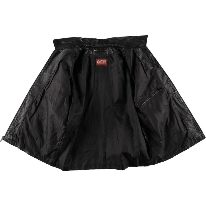 Wilsons Leather Swing Top Leather Blouson, Men's XL genuine leather black type Vintage Second Hand