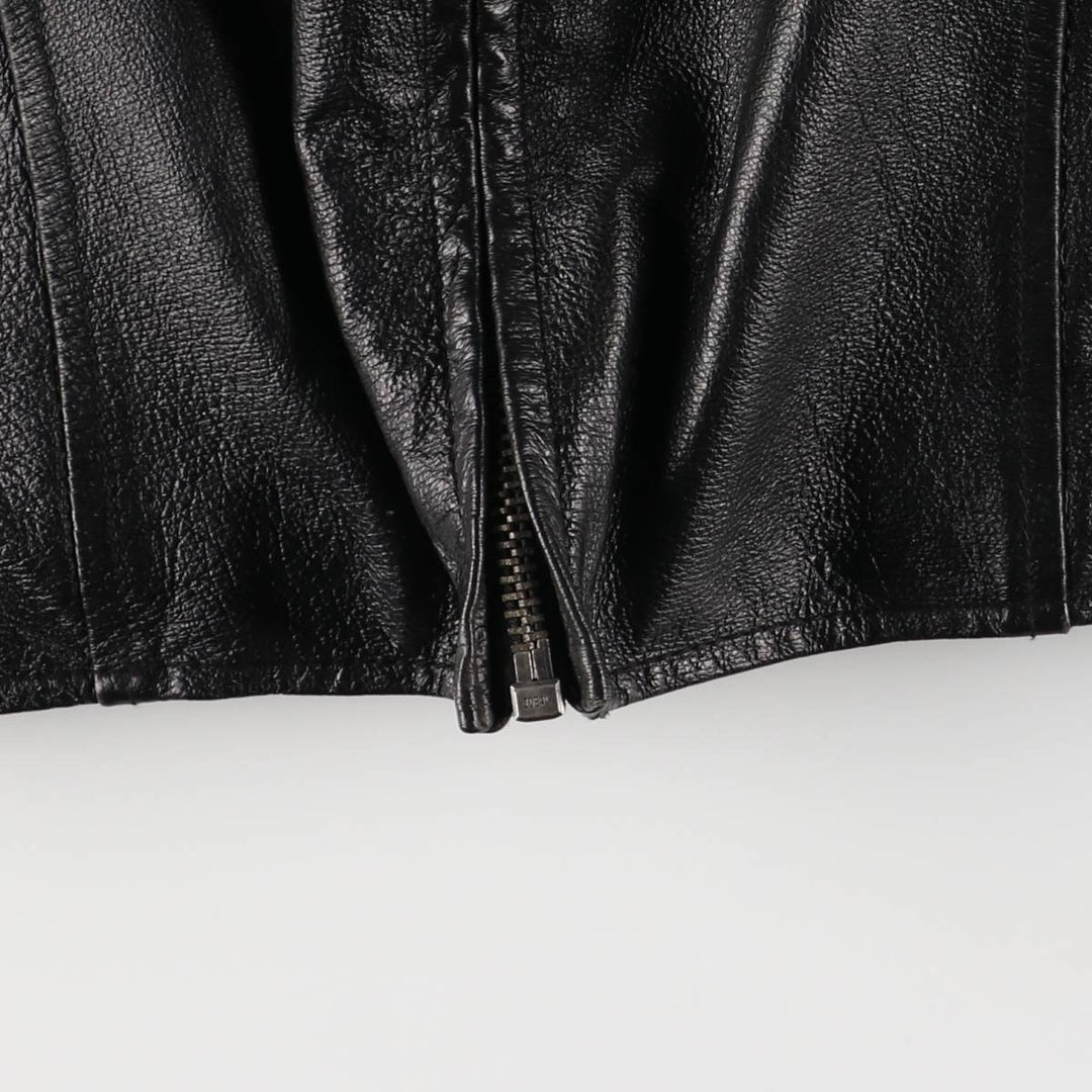 Wilsons Leather Swing Top Leather Blouson, Men's XL genuine leather black type Vintage Second Hand