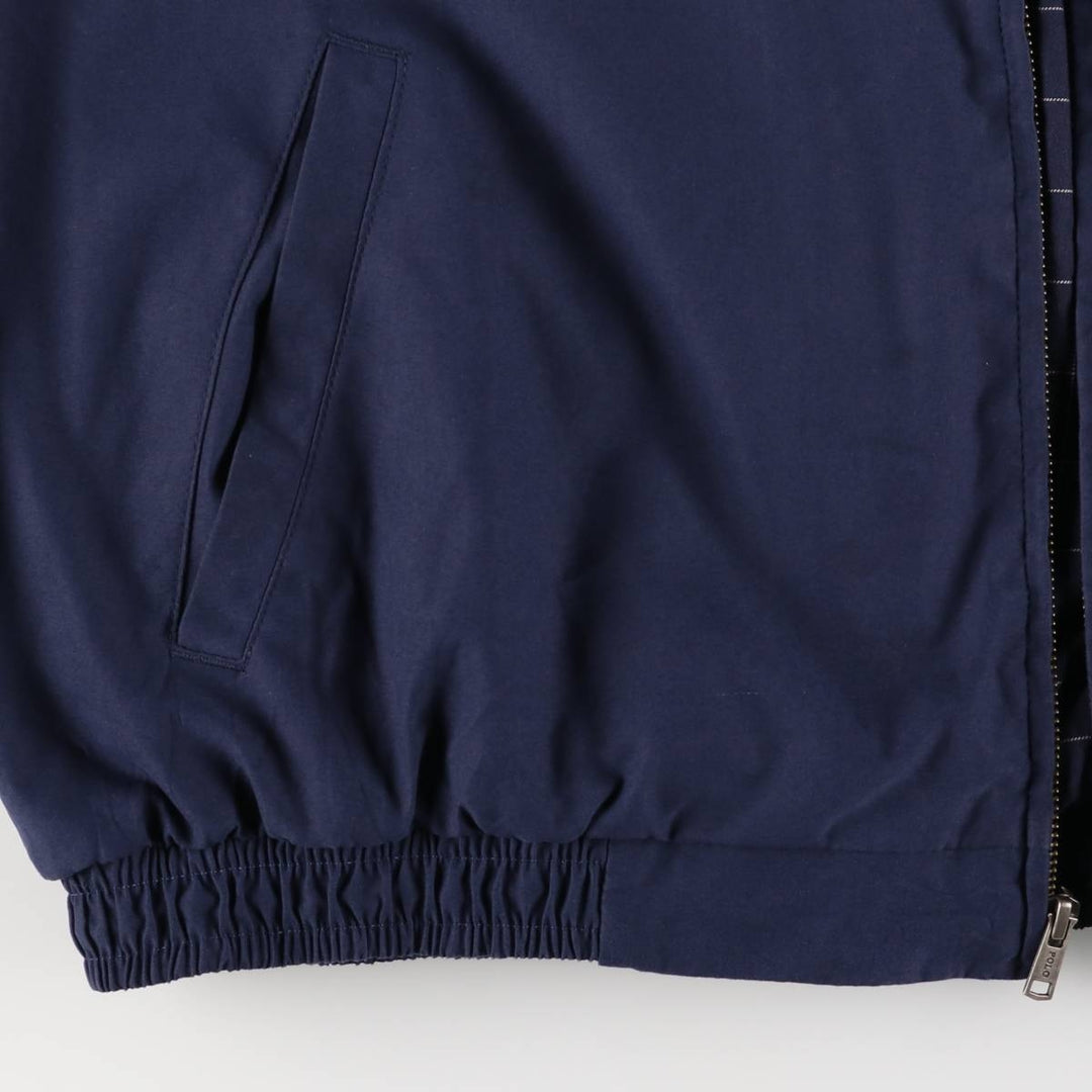 Ralph Lauren POLO by Ralph Lauren Swing Top Sports Jacket Men's XL polyester navy blue type Vintage Second Hand