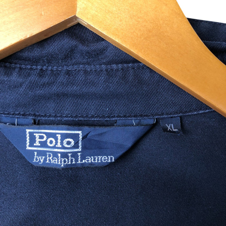Ralph Lauren POLO by Ralph Lauren Swing Top Sports Jacket Men's XL cotton navy blue type Vintage Second Hand