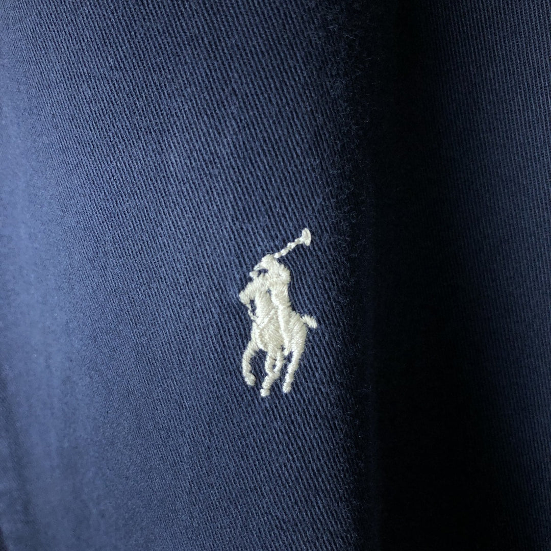 Ralph Lauren POLO by Ralph Lauren Swing Top Sports Jacket Men's XL cotton navy blue type Vintage Second Hand