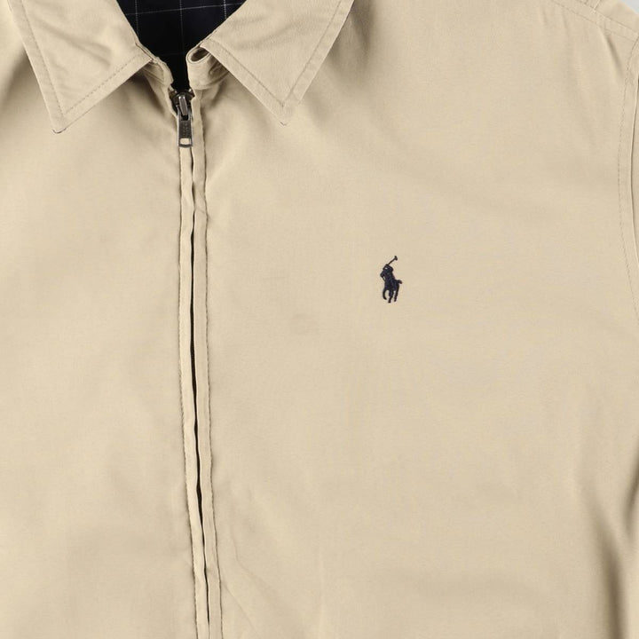Ralph Lauren POLO by Ralph Lauren Swing Top Sports Jacket Men's L size polyester Beige type Vintage Second Hand