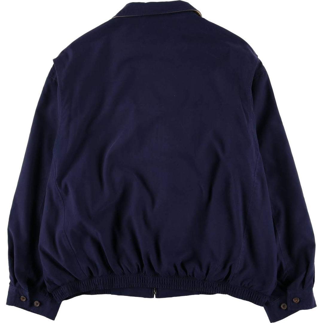 Ralph Lauren POLO by Ralph Lauren Swing Top Sports Jacket Men's XL polyester navy blue type Vintage Second Hand