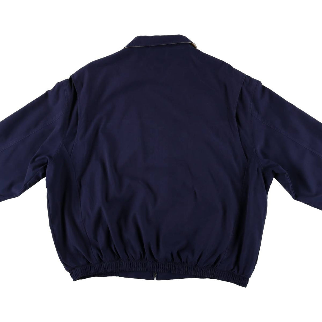 Ralph Lauren POLO by Ralph Lauren Swing Top Sports Jacket Men's XL polyester navy blue type Vintage Second Hand