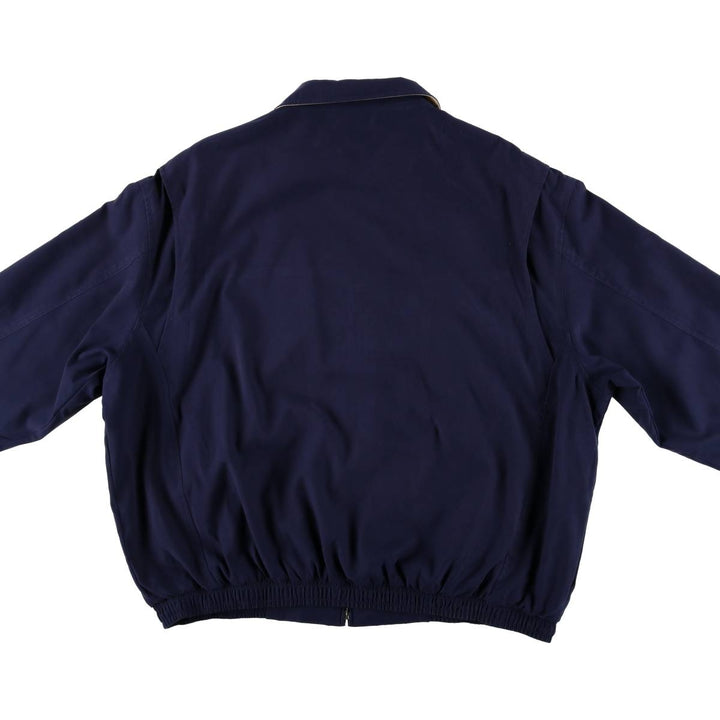 Ralph Lauren POLO by Ralph Lauren Swing Top Sports Jacket Men's XL polyester navy blue type Vintage Second Hand