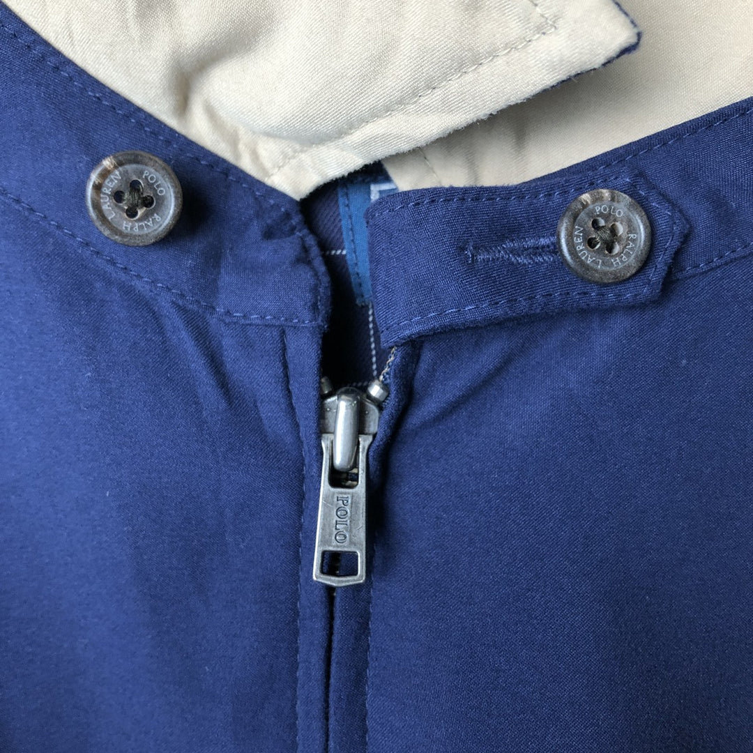 Ralph Lauren POLO by Ralph Lauren Swing Top Sports Jacket Men's XXL polyester navy blue type Vintage Second Hand