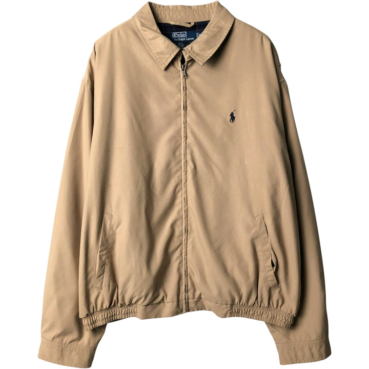 Ralph Lauren POLO by Ralph Lauren Swing Top Sports Jacket Men's XL polyester Beige type Vintage Second Hand