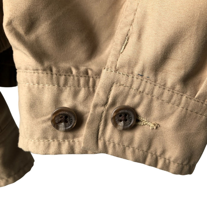 Ralph Lauren POLO by Ralph Lauren Swing Top Sports Jacket Men's XL polyester Beige type Vintage Second Hand