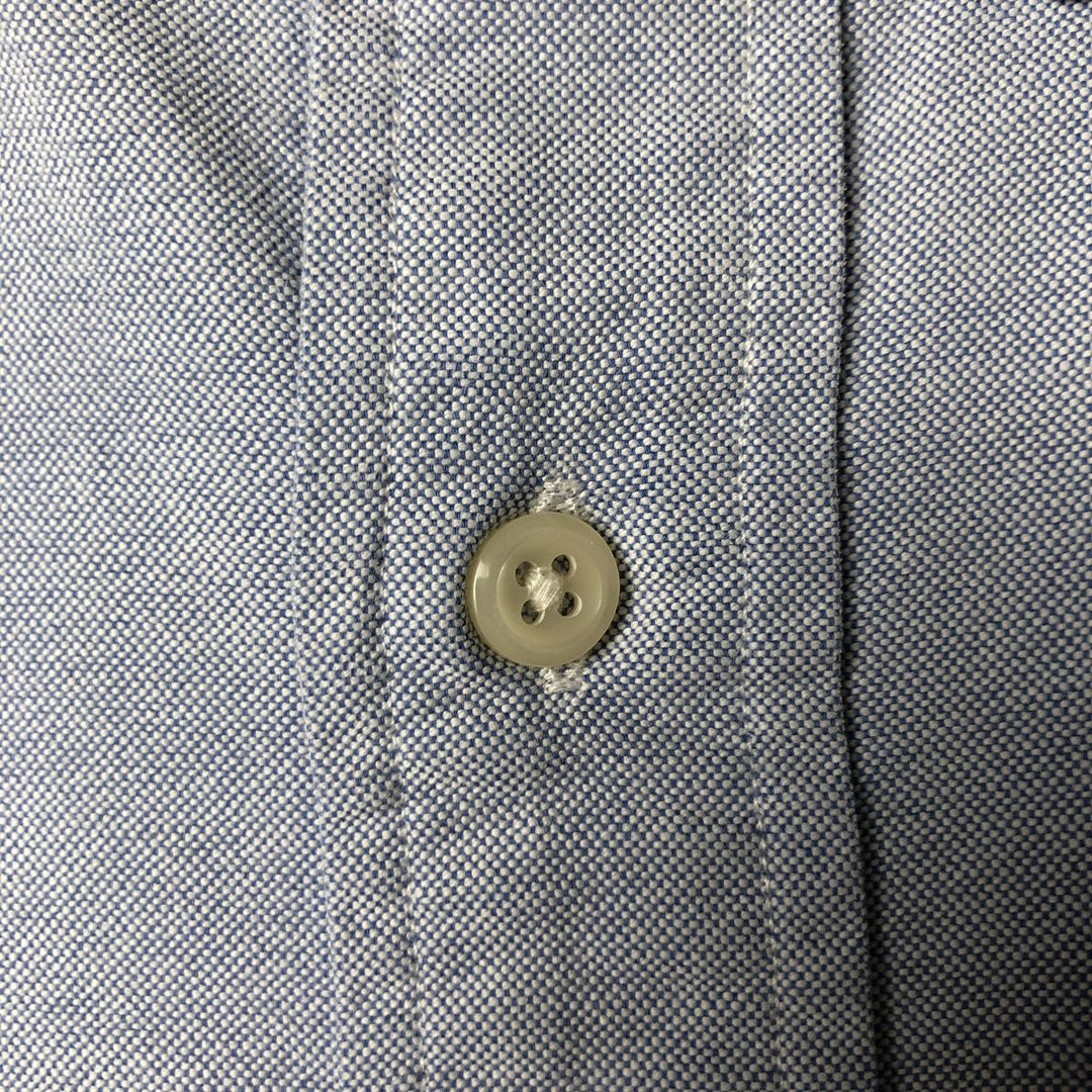Ralph Lauren YARMOUTH long sleeve button down shirt, men's size L cotton Blue type light blue Vintage Second Hand