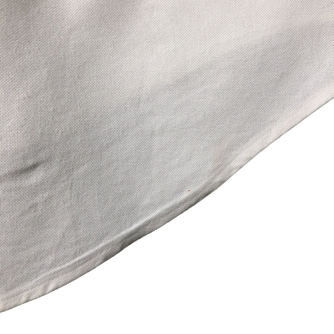 Ralph Lauren YARMOUTH long sleeve button down shirt, men's size M cotton white type Vintage Second Hand
