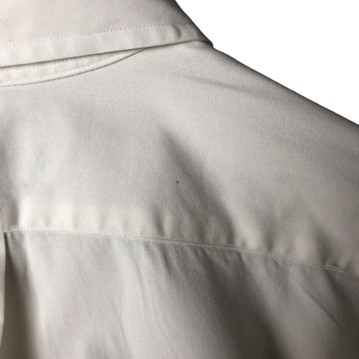 Ralph Lauren Classic Fit Long Sleeve Button Down Shirt, Men's Size L cotton white type Vintage Second Hand