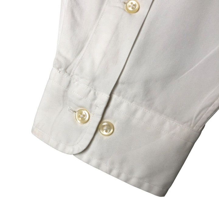 Ralph Lauren Classic Fit Long Sleeve Button Down Shirt, Men's Size L cotton white type Vintage Second Hand