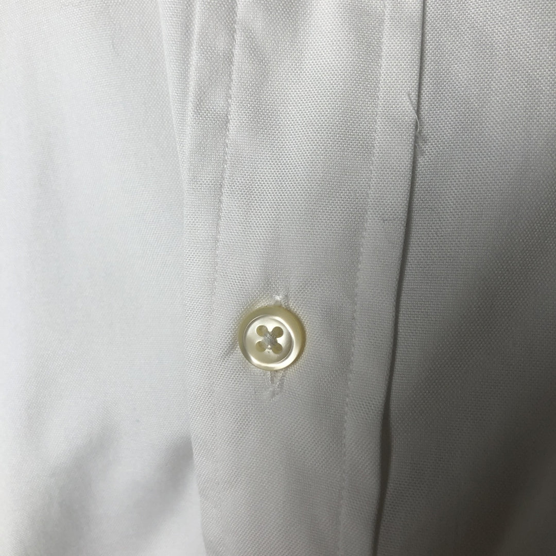 Ralph Lauren Classic Fit Long Sleeve Button Down Shirt, Men's Size L cotton white type Vintage Second Hand