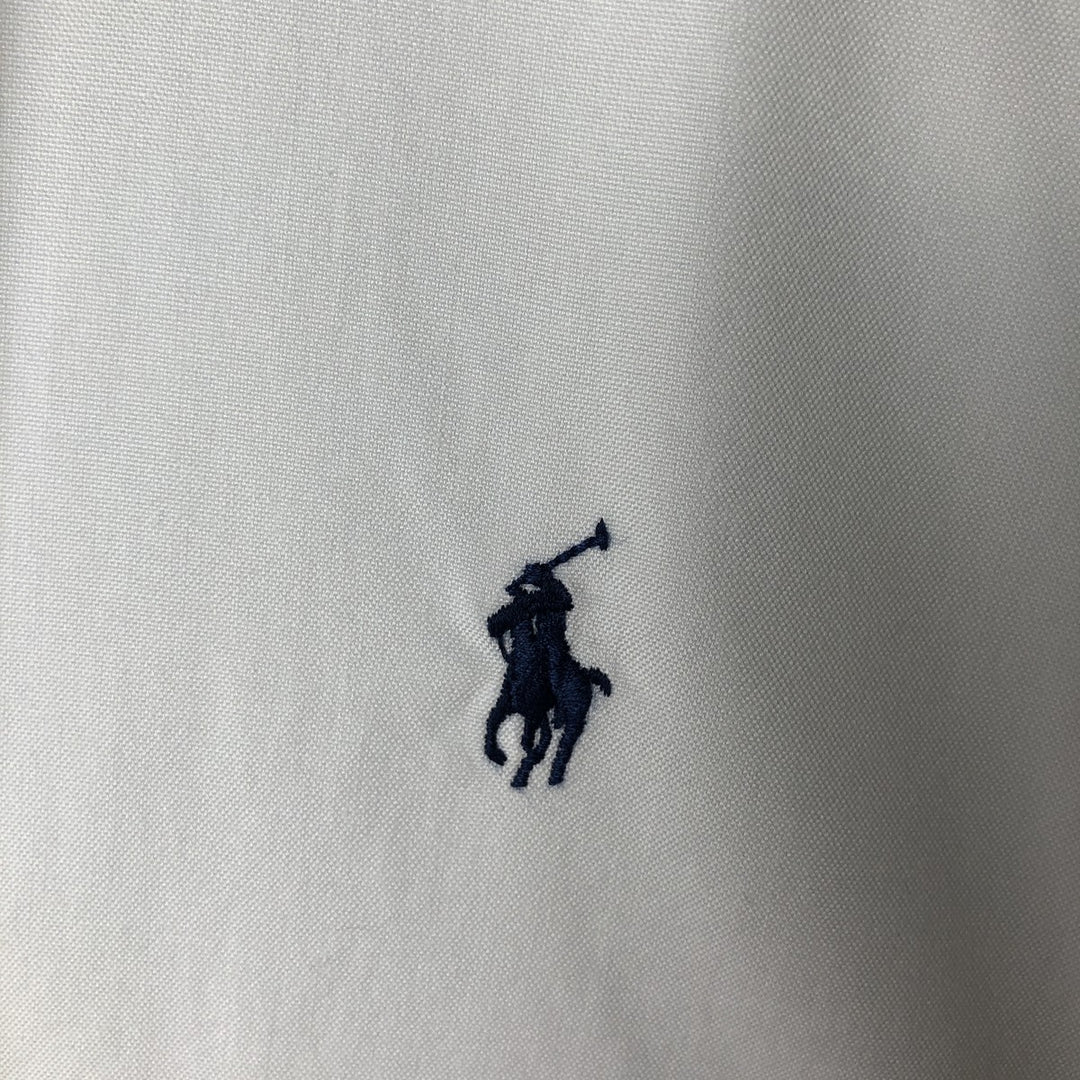 Ralph Lauren Classic Fit Long Sleeve Button Down Shirt, Men's Size L cotton white type Vintage Second Hand