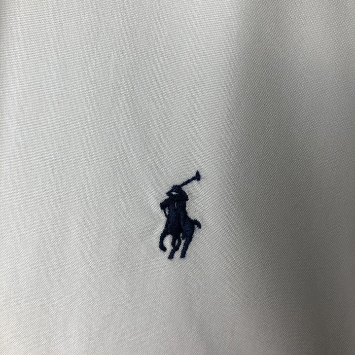 Ralph Lauren Classic Fit Long Sleeve Button Down Shirt, Men's Size L cotton white type Vintage Second Hand