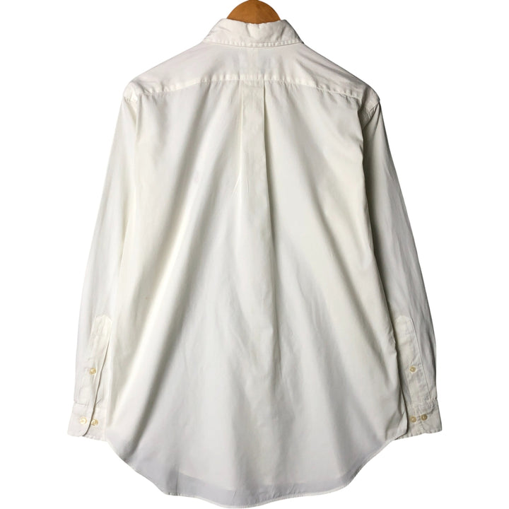 Ralph Lauren Classic Fit long sleeve button down shirt, men's size M cotton white type Vintage Second Hand