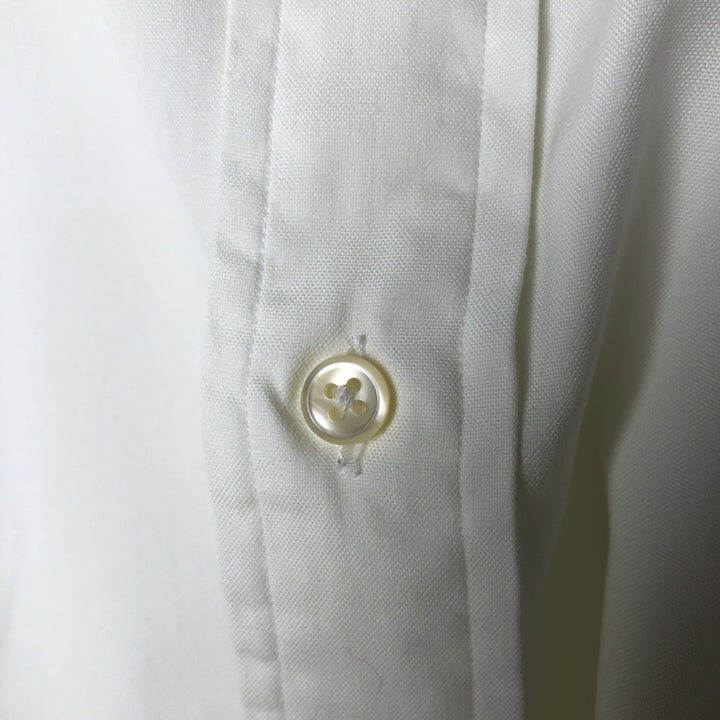 Ralph Lauren Classic Fit long sleeve button down shirt, men's size M cotton white type Vintage Second Hand