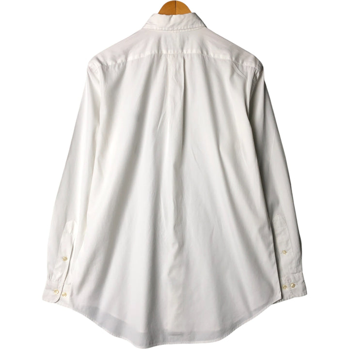 Ralph Lauren Classic Fit long sleeve button down shirt, men's size M cotton white type Vintage Second Hand