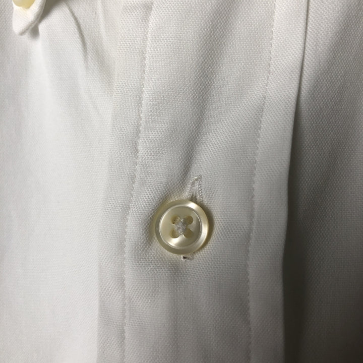 Ralph Lauren Classic Fit long sleeve button down shirt, men's size M cotton white type Vintage Second Hand
