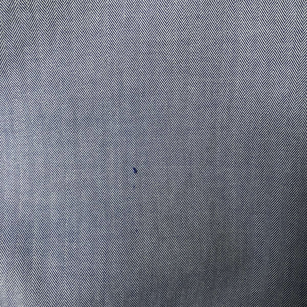 Ralph Lauren YARMOUTH Herringbone Long Sleeve Button Down Shirt Men's M Size cotton blue type Vintage Second Hand