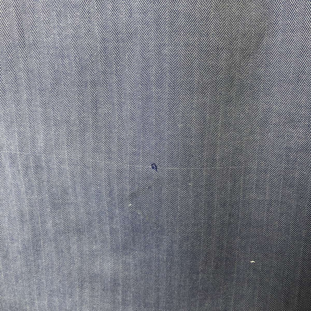 Ralph Lauren YARMOUTH Herringbone Long Sleeve Button Down Shirt Men's M Size cotton blue type Vintage Second Hand