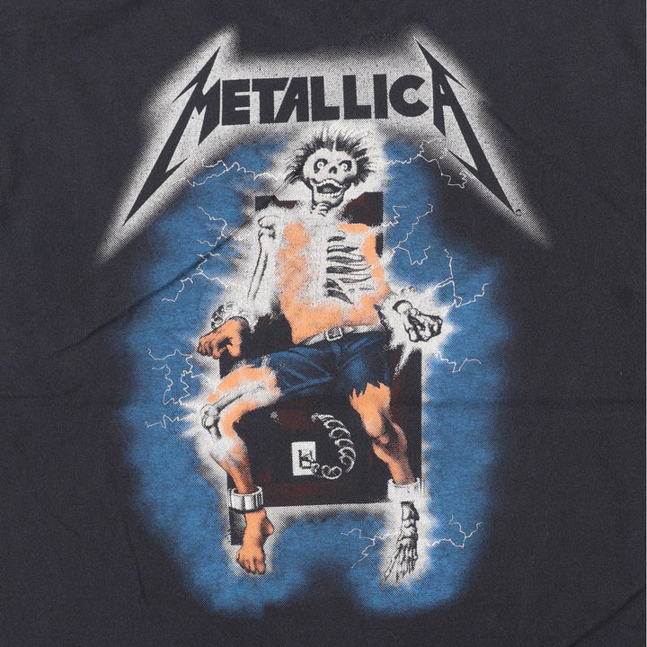 Metallica Cut-Off Band T-Shirt, Men's Size Medium unclear black type Vintage Second Hand