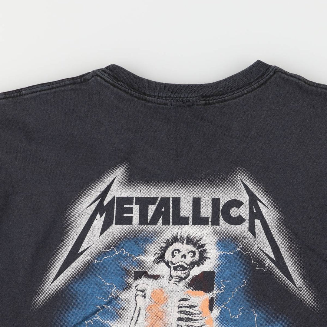 Metallica Cut-Off Band T-Shirt, Men's Size Medium unclear black type Vintage Second Hand