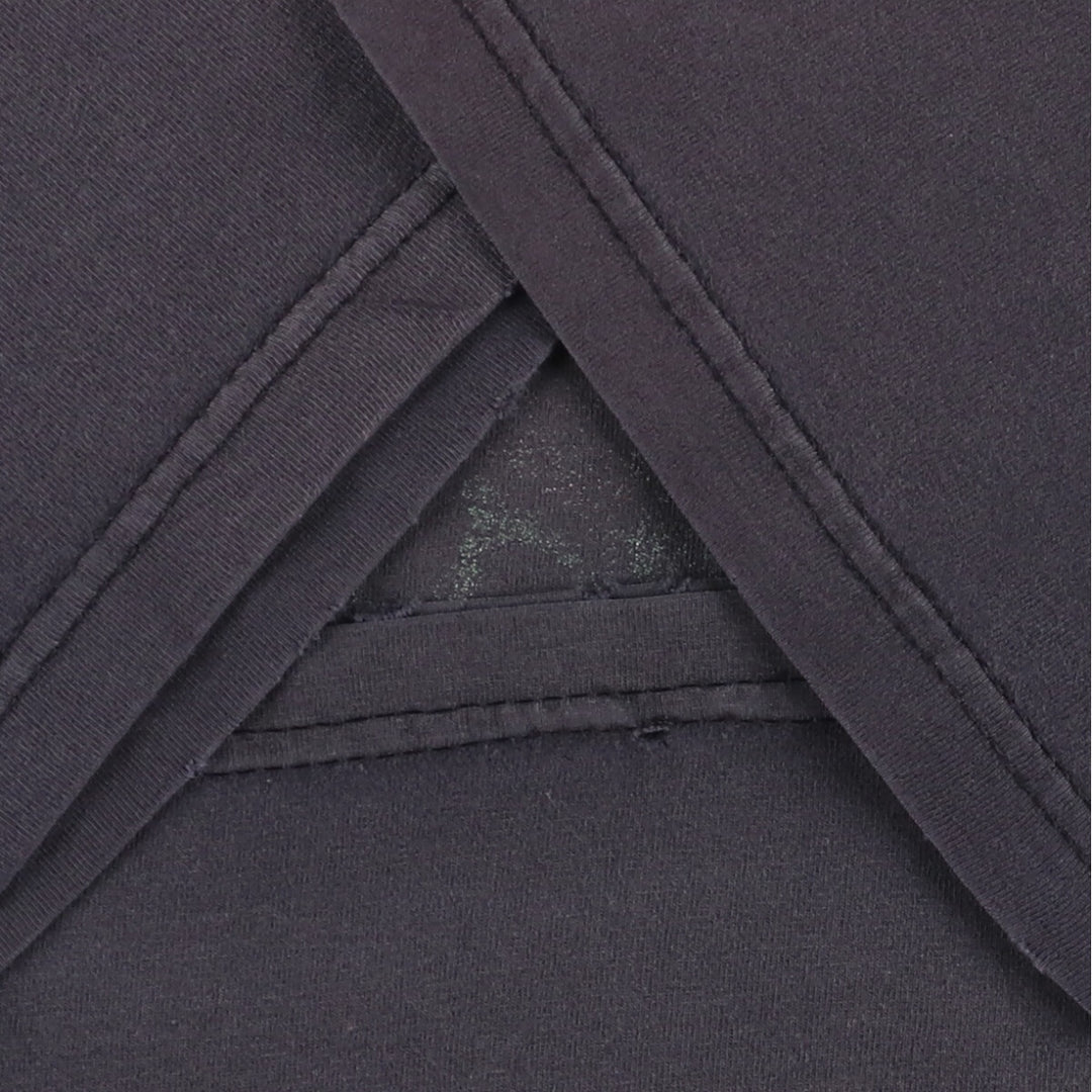 Fruit of the Loom System of a Down band T-shirt, men's size M cotton black type Vintage Second Hand