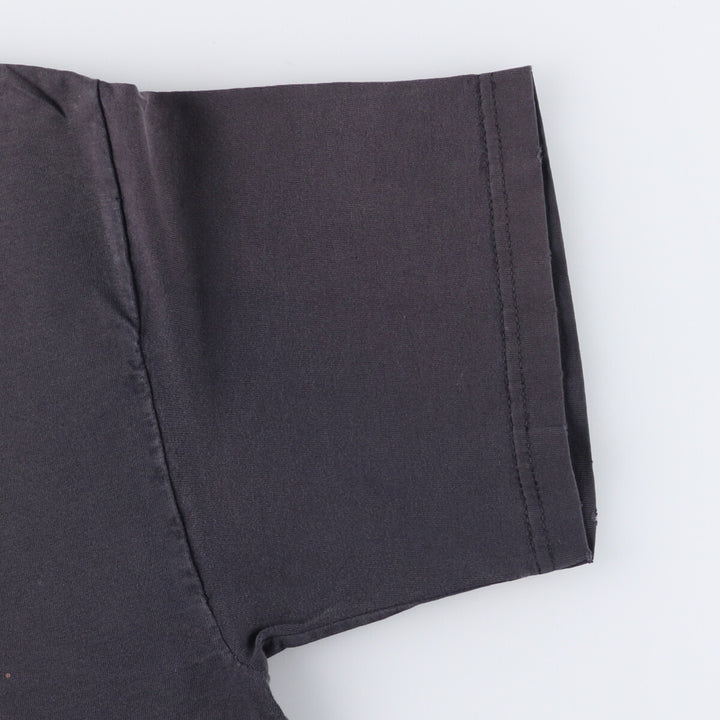 Fruit of the Loom System of a Down band T-shirt, men's size M cotton black type Vintage Second Hand