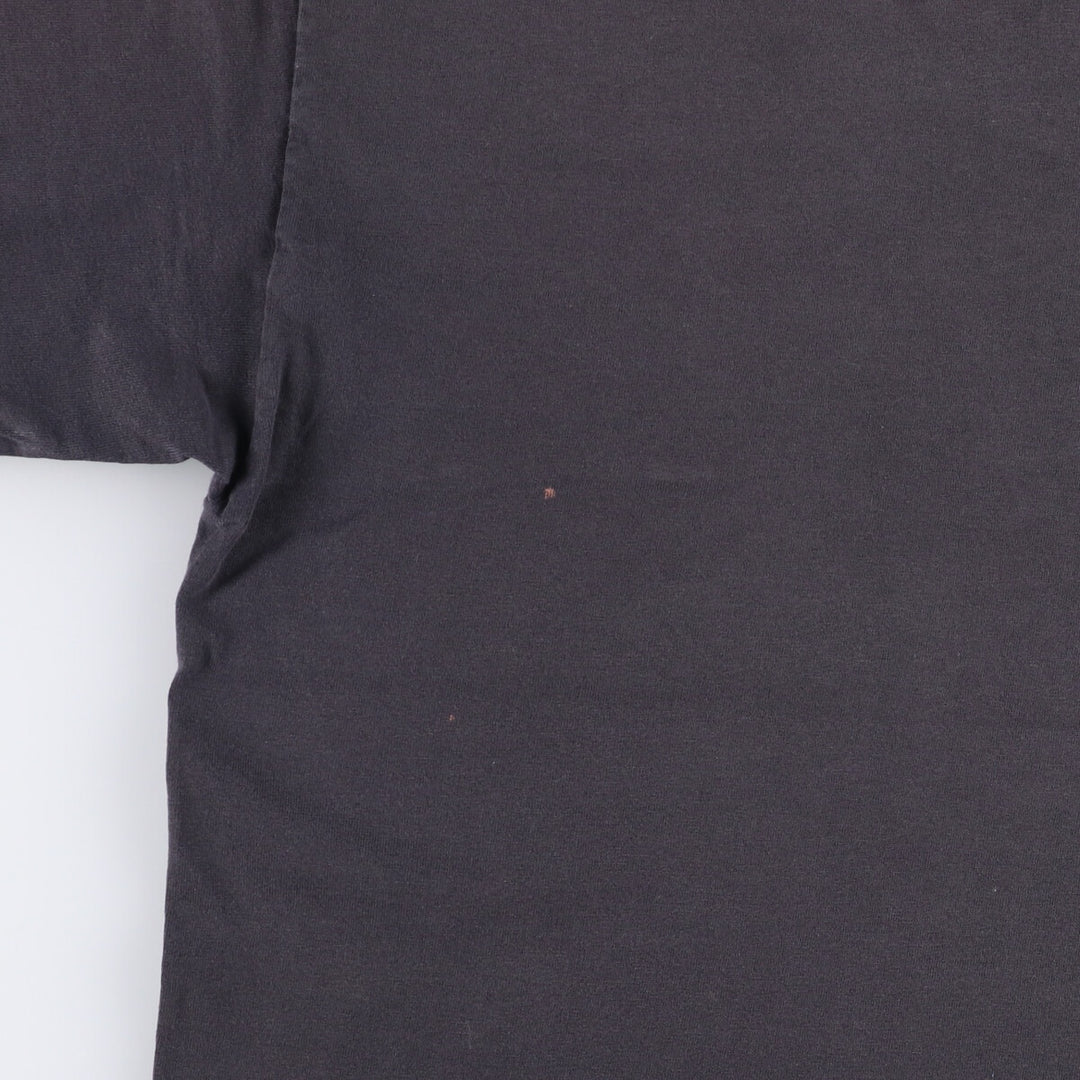 Fruit of the Loom System of a Down band T-shirt, men's size M cotton black type Vintage Second Hand